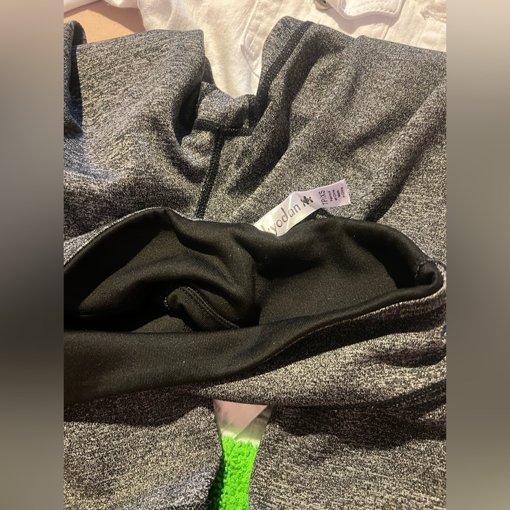 Gray Marled Athletic pants with Black Lining, It can be used on both sides
